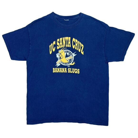 Vintage 1997 UC Santa Cruz Crew Neck Tee - Cut Tag - Picture 1 of 5